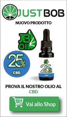 Banner olio cbd JB OIL al 25%