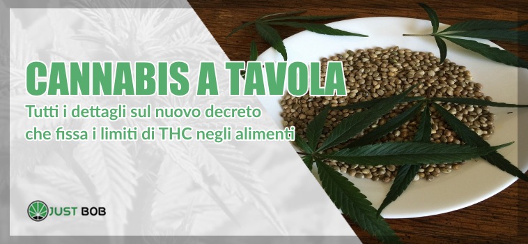 cannabis a tavola e thc negli alimenti