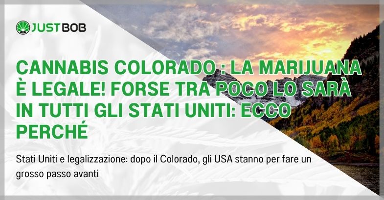 Cannabis Colorado : la marijuana è legale