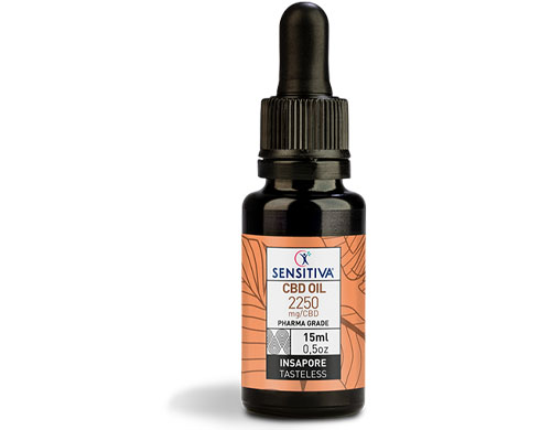 Flacone Olio di CBD da 15 ml al 15% - Sensitiva