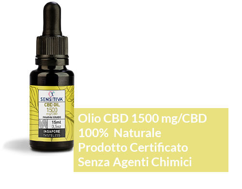Descrizione Olio di CBD da 15 ml al 10% - Sensitiva