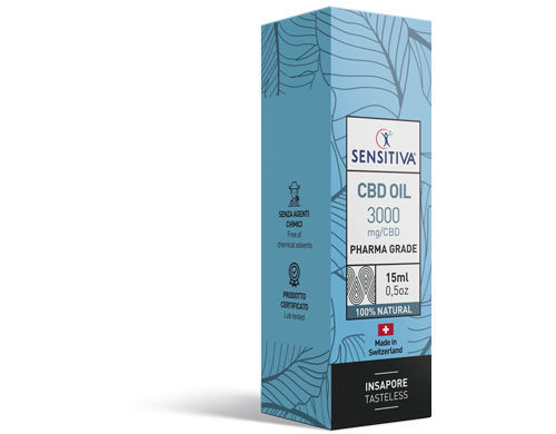 Confezione Olio di CBD da 15 ml al 20% - Sensitiva
