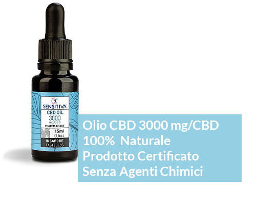 Descrizione Olio di CBD da 15 ml al 20% di CBD