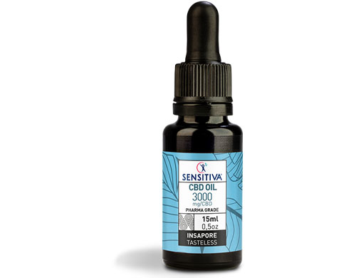 Flacone Olio di CBD da 15 ml al 20% - Sensitiva