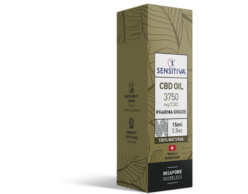 Confezione Olio di CBD da 15 ml al 25% - Sensitiva