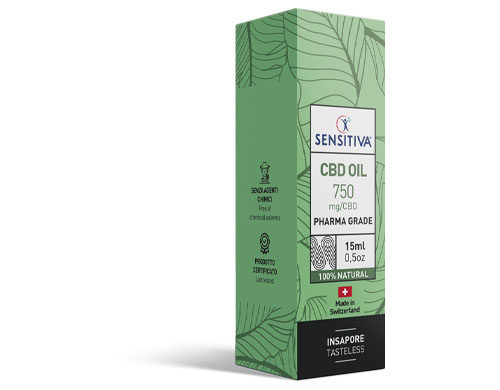 Confezione Olio di CBD da 15 ml al 5% - Sensitiva