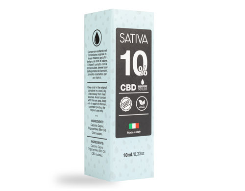 Sativa Olio Cbd 10 Confezione