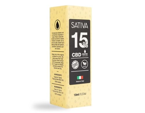 Sativa Olio Cbd 15 Confezione