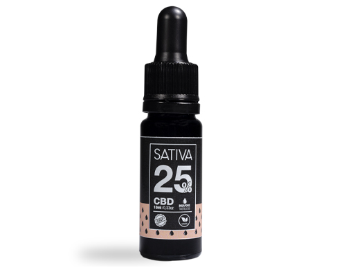 Flacone Olio CBD per Cani da 30 ml al 2.5% - Sativa
