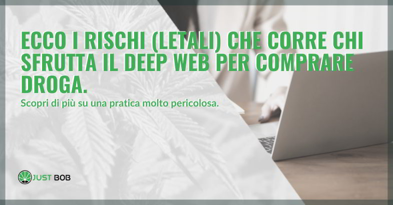 Rischi del deep web per comprare droga