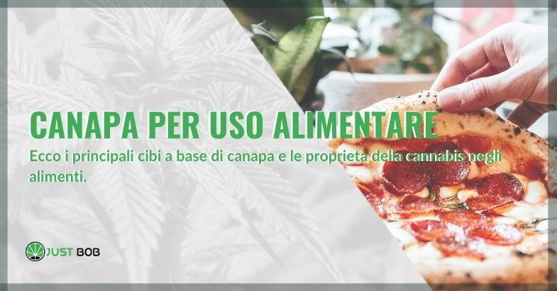 canapa per uso alimentare