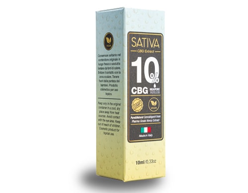 Olio CBG Sativa 10% Confezione