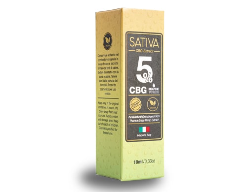 Olio CBG Sativa 5% Confezione
