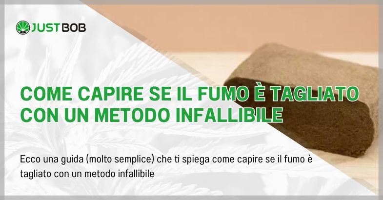 Come capire se il fumo è tagliato con un metodo infallibile