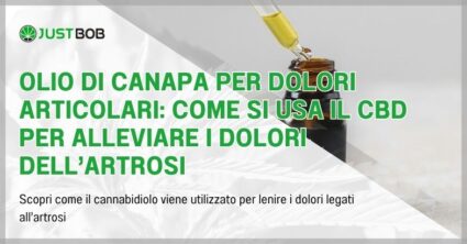 Olio di canapa per dolori articolari: come si usa il CBD per artrosi