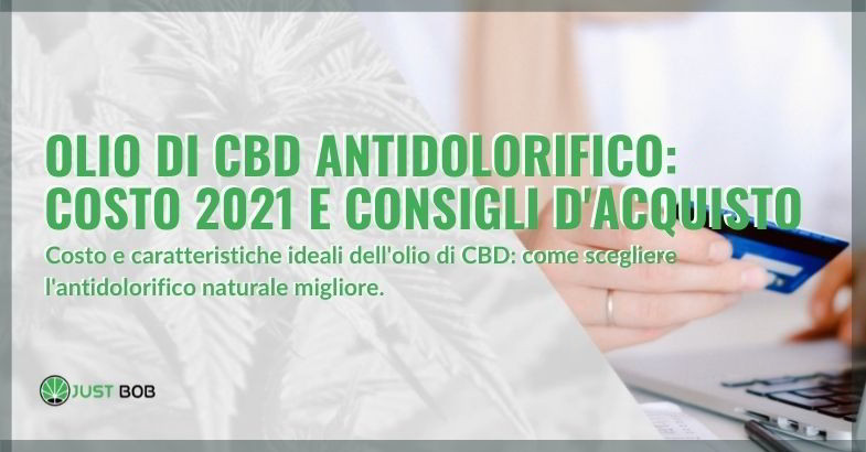 olio di cbd antidolorifico costo