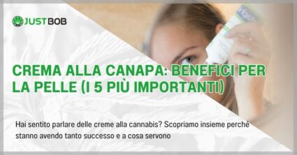 Crema alla canapa: benefici per la pelle