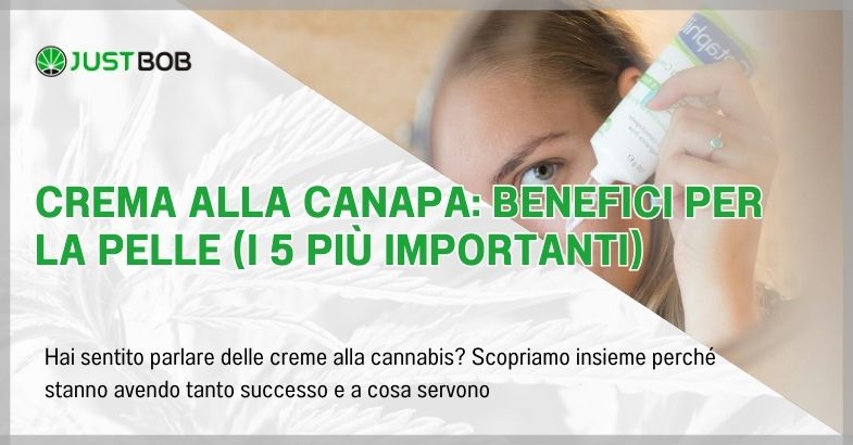 Crema alla canapa: benefici per la pelle
