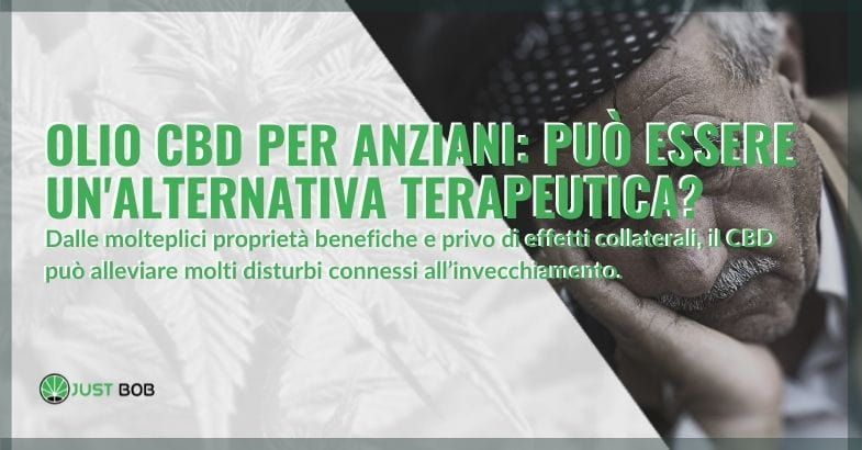 L'olio di CBD può essere un'alternativa terapeutica per gli anziani?