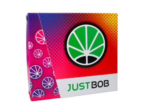 Kit fruit di Cannabis Light - Sfondo Colorato con Logo