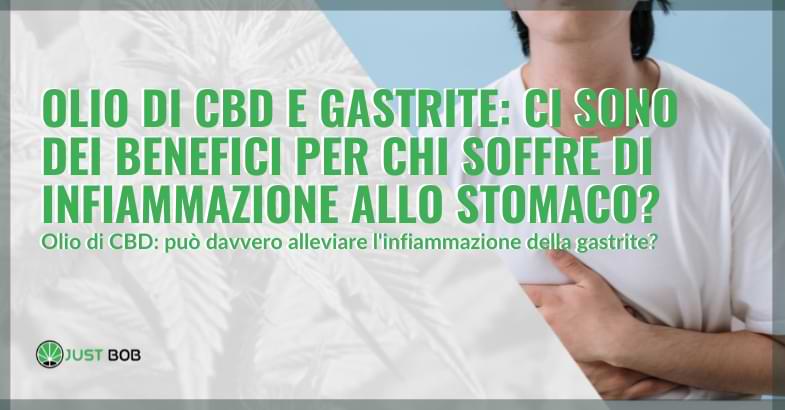 Olio di CBD e gastrite