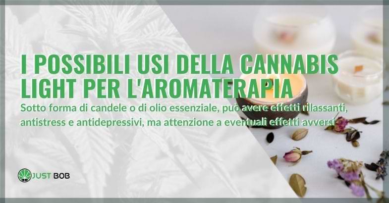 Cannabis light e aromaterapia | Justbob